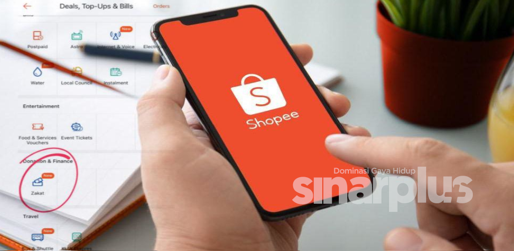 4 langkah mudah bayar zakat melalui Shopee