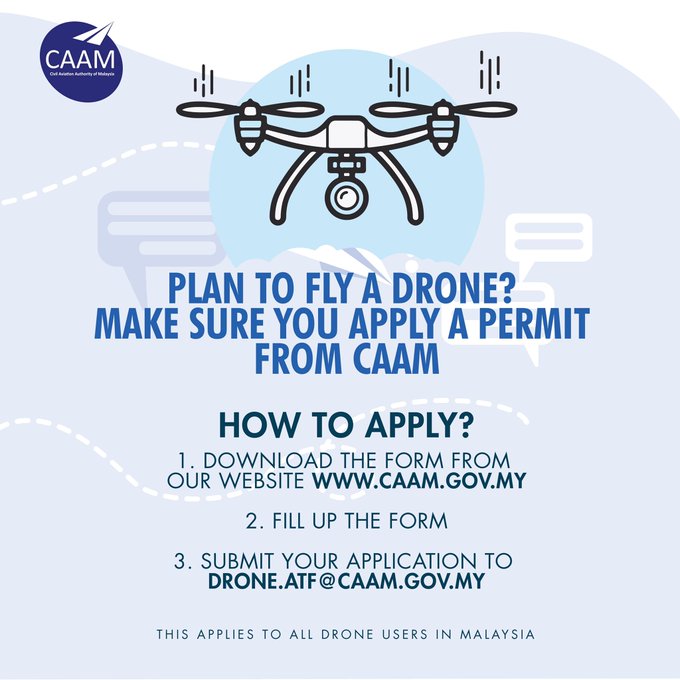 Terbang dron perlu kelulusan elak didenda RM50,000! Cara mohon cukup mudah
