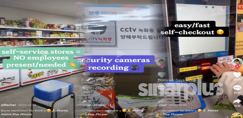 [VIDEO] Ramai kagum kedai serbaneka di Korea beroperasi 24 jam tanpa pekerja