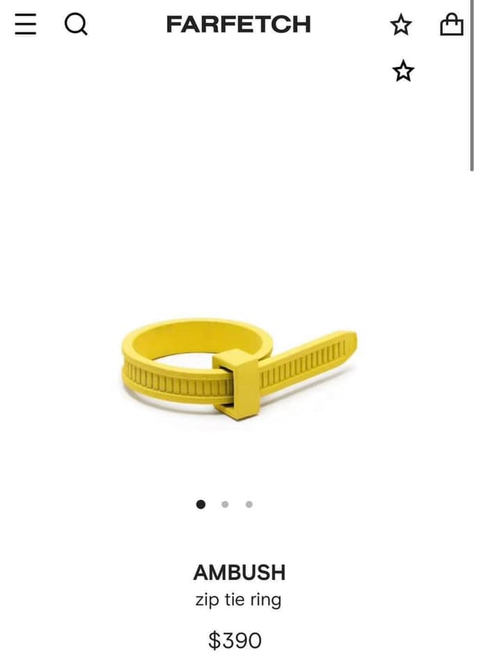 Gelang dan cincin ala-ala ‘cable tie’ laku keras, warganet persoal kenapa harga tak masuk akal!