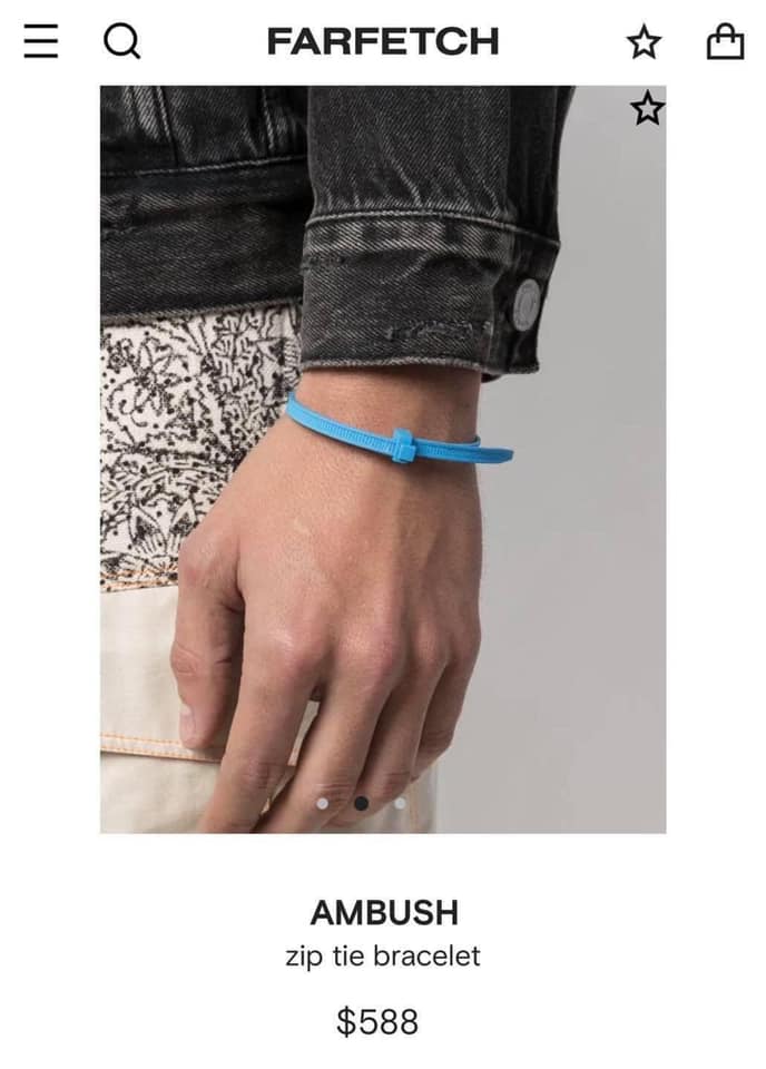 Gelang dan cincin ala-ala ‘cable tie’ laku keras, warganet persoal kenapa harga tak masuk akal!