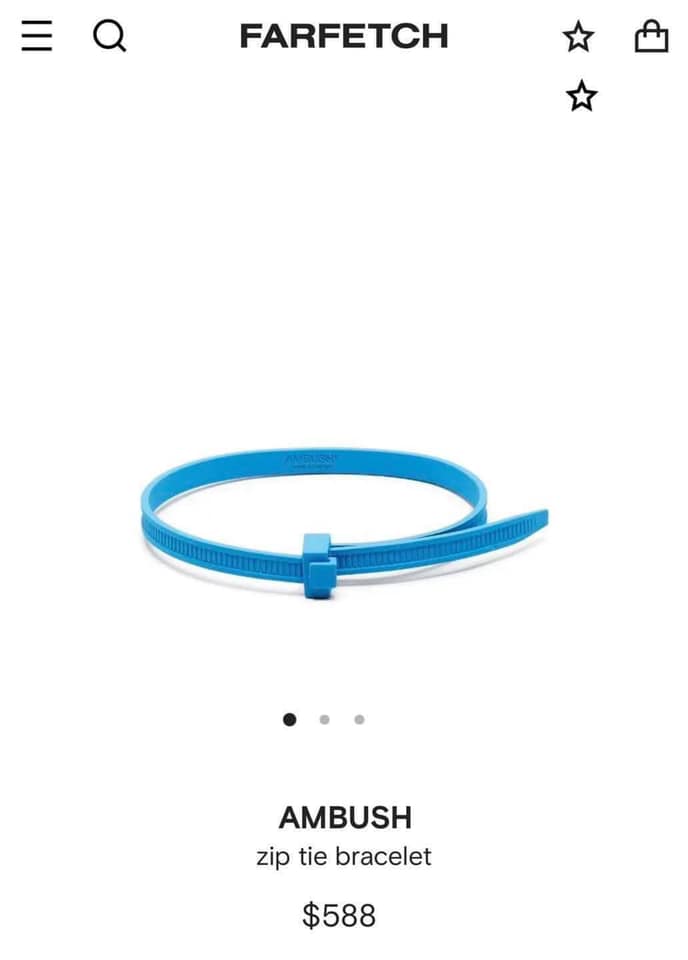Gelang dan cincin ala-ala ‘cable tie’ laku keras, warganet persoal kenapa harga tak masuk akal!