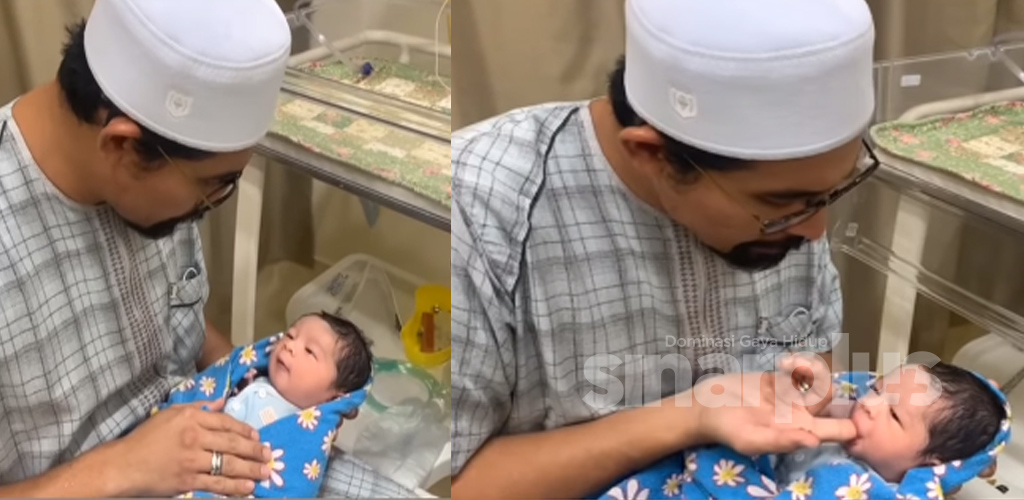 [VIDEO]Persediaan untuk bapa muda, Ustaz Don tunjuk cara tahnik bayi