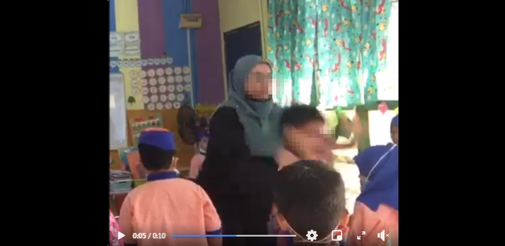 [VIDEO] Guru angkat dan campak murid tadika cetus amarah warganet
