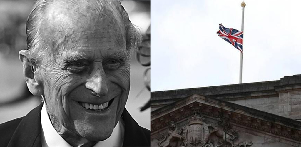 Putera Philip meninggal dunia, bendera Union Jack dikibar separuh tiang