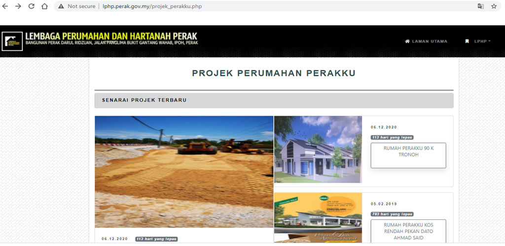 Warga Perak rebut peluang mohon rumah mampu milik serendah RM70,000