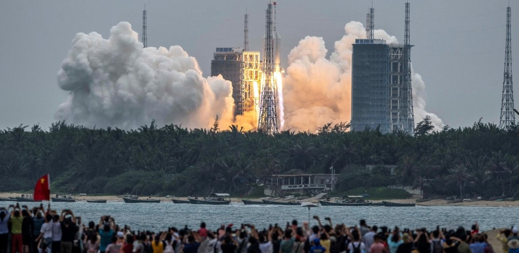 Leganya! Roket China akhirnya terhempas di Lautan Hindi, antara laut yang kuat arusnya