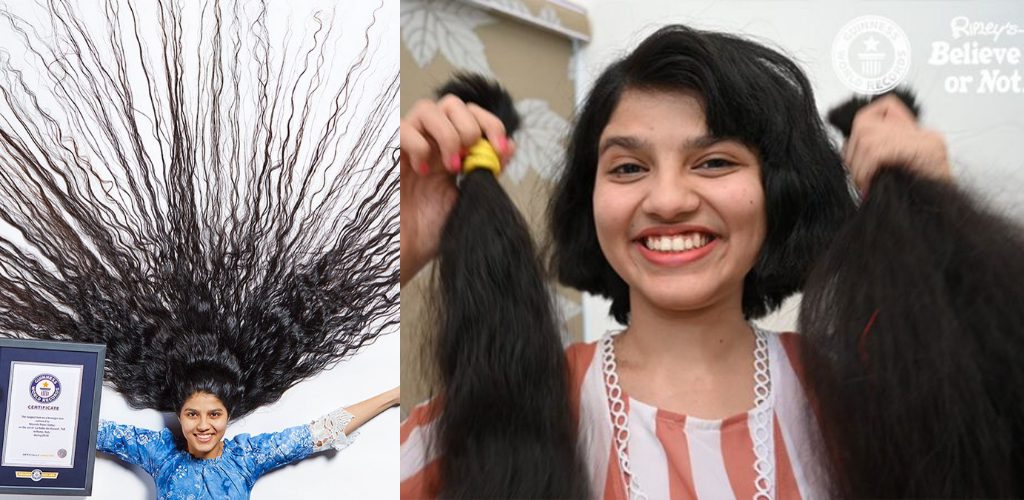 remaja rambut terpanjang di dunia