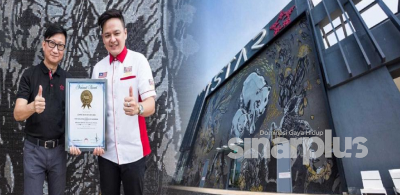 Catat sejarah Malaysia Book of Records dengan mural RM1.5 juta