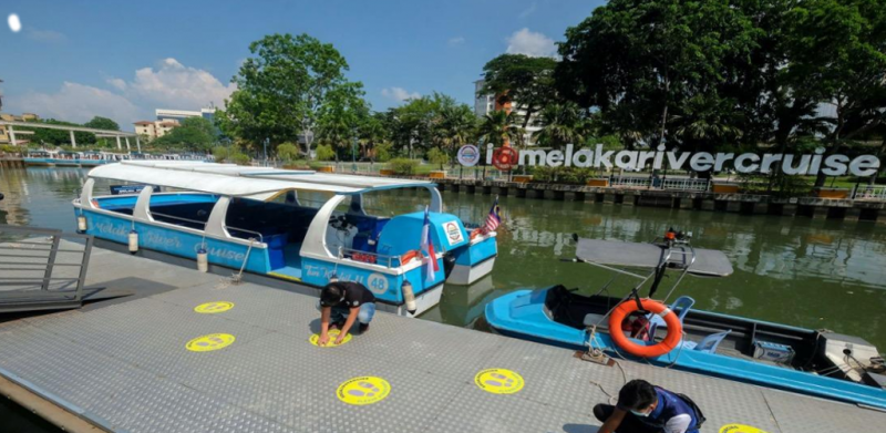 Melaka River Cruise kembali beroperasi siap tawaran tiket 20 peratus buat pengunjung