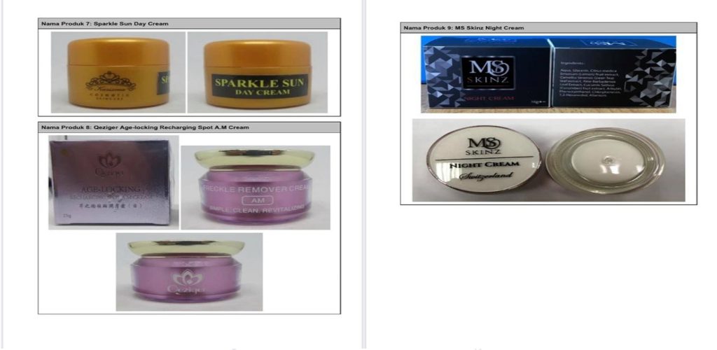 AWAS! Dr Noor Hisham sah kan 9 produk kosmetik mengandungi kandungan terlarang dan bahaya!