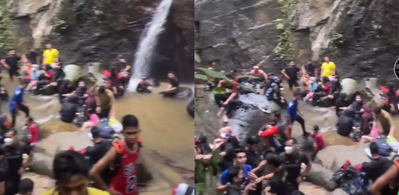 'Macam pesta air...' - Netizen bengang Sungai Pisang sesak