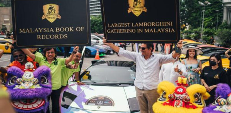 Cipta sejarah! 112 pemilik Lamborghini Malaysia berhimpun, 5 fakta berkaitan