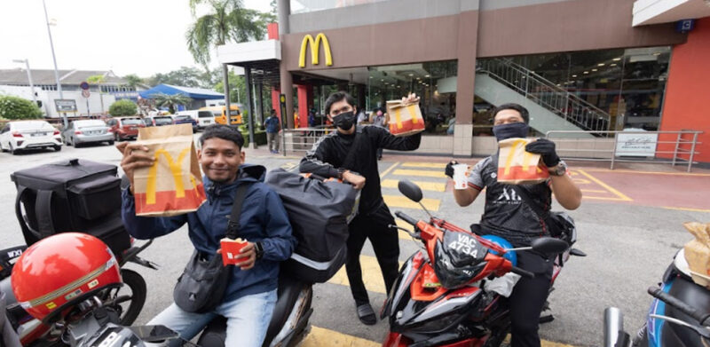 Zahir penghargaan, McDonald’s Malaysia belanja 65,000 rider hidangan percuma