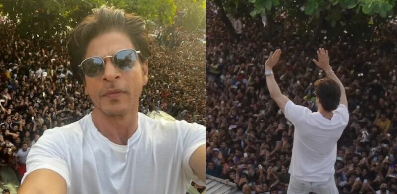 Shah Rukh Khan sambut hari jadi ke-57, ribuan peminat banjiri pekarangan rumah