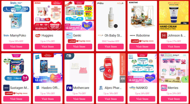 Lazada 12.12 All Out End Year Sale