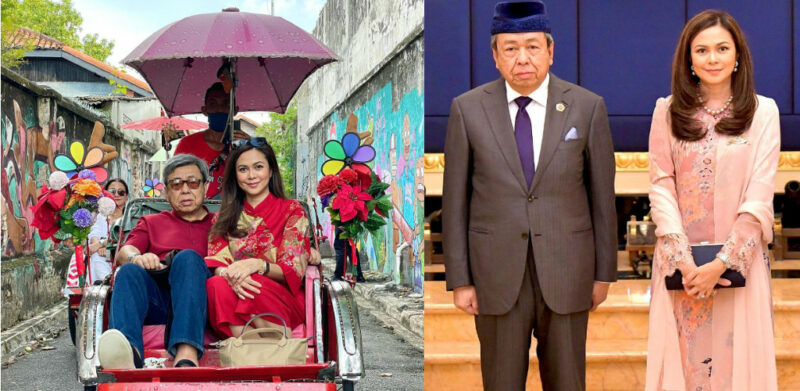 ‘Beautiful royal couple’, Sultan Selangor, Tengku Permaisuri naik beca di Pulau Pinang raih perhatian