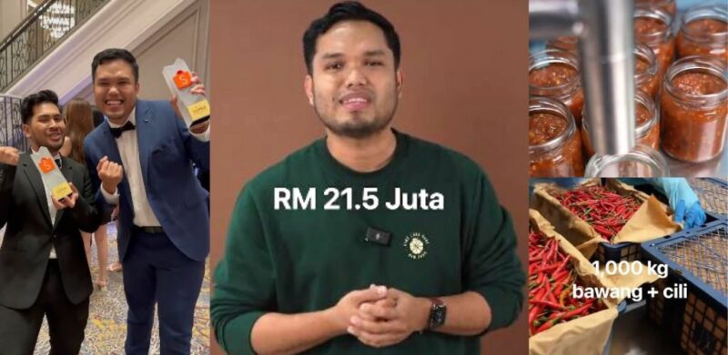 Inspirasi! Genap 2 tahun bisnes sambal Khairul Aming raih RM21.5 juta, 1.5 juta botol terjual bersamaan 5,000 botol sehari!