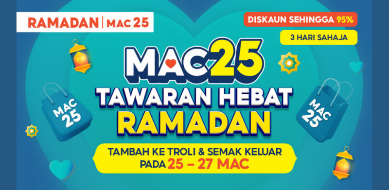 Shopee 25 Mac Tawaran Terhebat