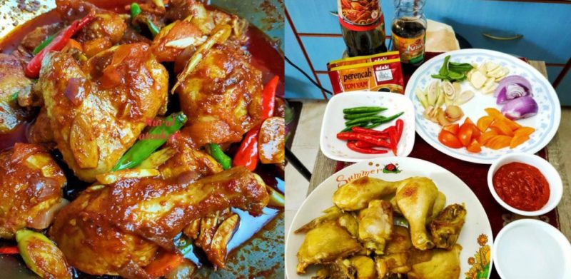 Ayam goreng tomyam simple pedas, menu senang wajib cuba pasti ramai yang suka