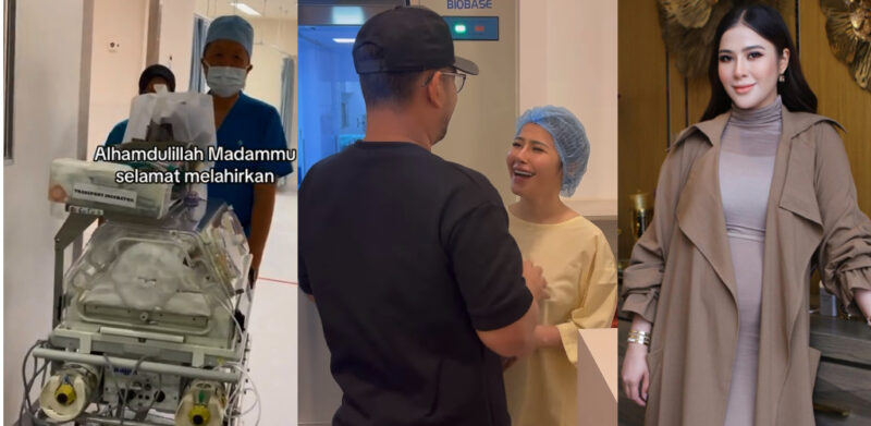 Madammu selamat bersalin baby A buat ramai linang air mata, socmed dibanjiri tahniah