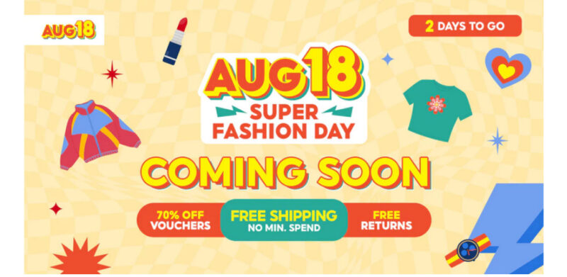 Jualan Shopee AUG18 Super Fashion Day