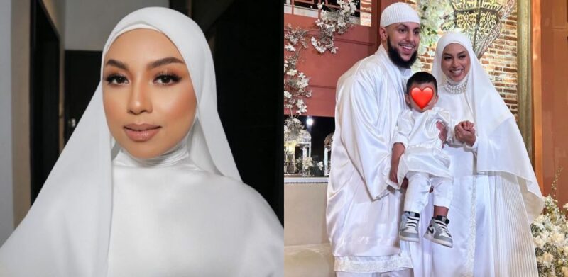 Terpancar kebahagiaan, Mizz Nina dan Essam serba putih sempena resepsi di Kuala Lumpur, berseri-seri pengantin baru