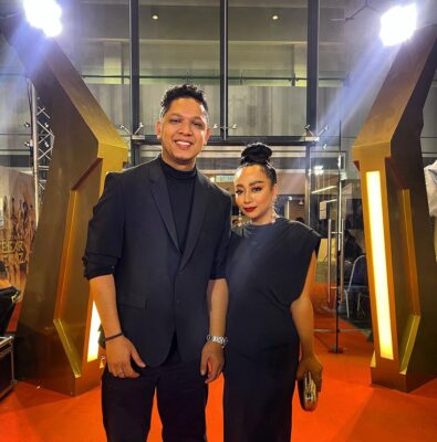 Our first Red Carpet @ash_alhaq ..#AmyleaXAsh #allstarzgegarvaganza