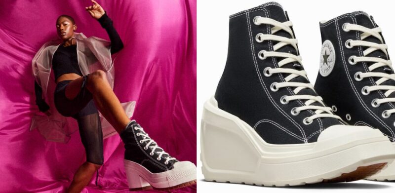 Converse kembali dengan The Chuck De Luxe Wedge, gaya baharu buat wanita penggemar kasut bertumit tinggi