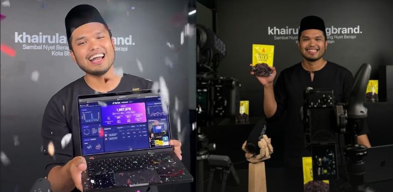 Wow! 80,000 produk baharu Khairul Aming sold out dalam 3 minit, cipta rekod sales 1 juta terpantas TikTokShop Malaysia