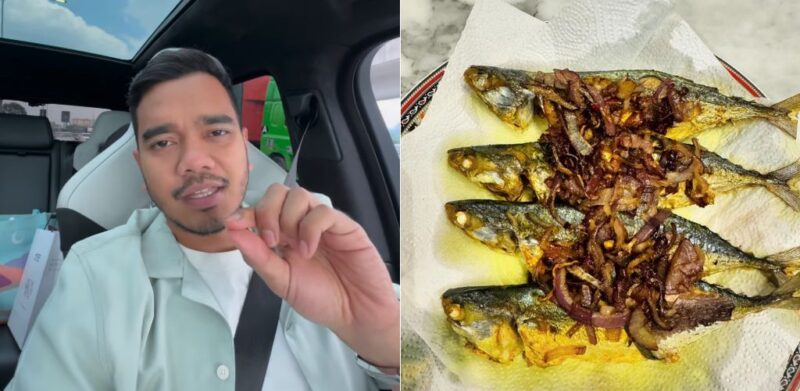 Ditegur makan ikan sampai habis, perkongsian Alif Satar