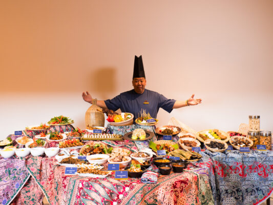 Executive Chef Tony Tang showcases the Sajian Titian Desa Buka Puasa Buffet Spread