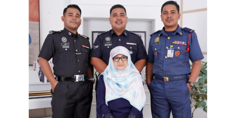 3 anak pasangan OKU tekad anggotai badan uniform (2)