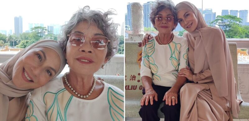 Angeline Tan kongsi gambar bersama ibu raih perhatian. ‘Cantiknya, macam kakak adik. Mak nampak muda & sihat.’