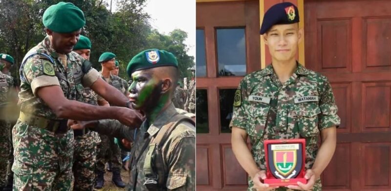 Leftenan Muda berbangsa Cina lulus latihan komando