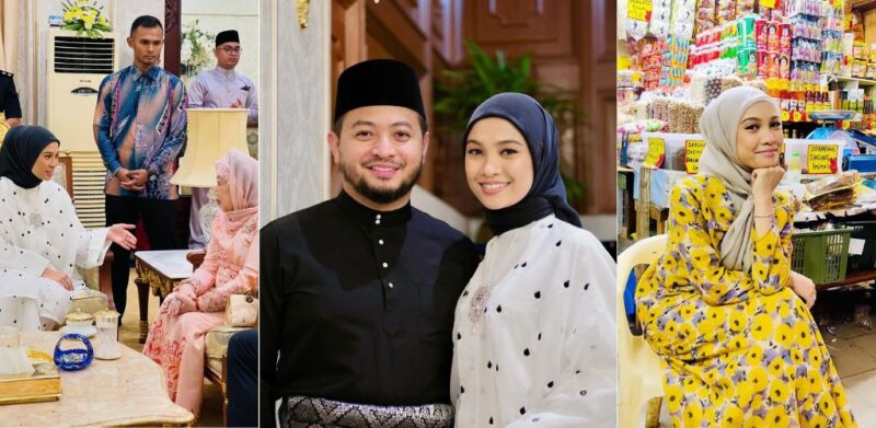 Pertama kali beraya dengan suami di Kelantan diundang ke istana, laman sosial Nabila Razali jadi perhatian. ‘Mek Nab di Pasar Siti Khadijah’
