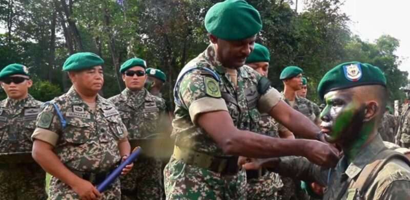 Tahniah! Leftenan Muda berbangsa Cina lulus latihan komando