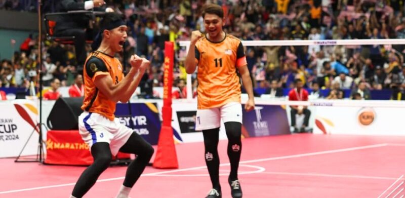 Noraizat Nordin & Aidil Aiman muncul wira tamatkan kemarau sepak takraw Malaysia (2)