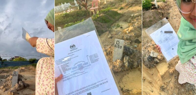 Sebaknya! Pelajar 8A SPM ke pusara bapa kongsi berita kejayaan. 'Straight A ini untuk abah' (1)